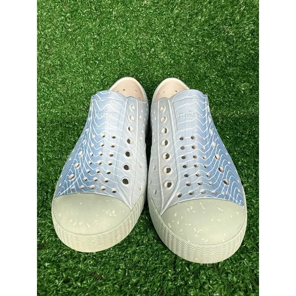 Native Jefferson Slip On Kids Water Shoes Blue Size C12 Lightweight Comfortable